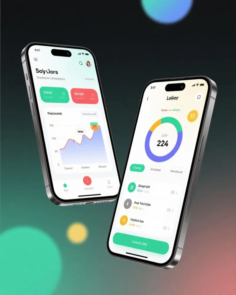 五福彩票APP界面展示